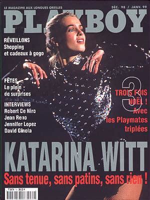 katarina witt playboy|Katarina Witt on the cover of Playboy .